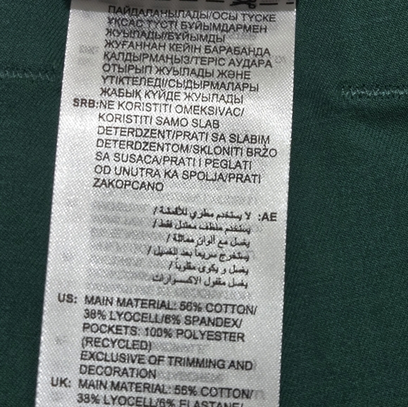 Adidas Men's Green Golf Shorts Go-To 5-Pocket Shorts Size 36 - Picture 9 of 9